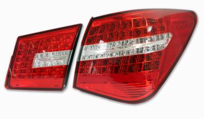 Задние светодиодные фары для Chevrolet Cruze (Sedan) "Mercedes Style" Red/Clear Вариант №2 Chevrolet Cruze.