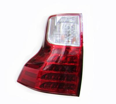 Задние светодиодные фары для Toyota Land Cruiser Prado150 в комплекте с ПТФ "Lexus Style" (Red/Clear .