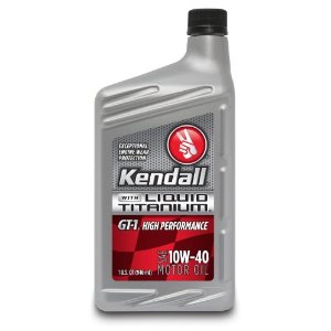 Kendall KENDALL GT-1® HIGH PERFORMANCE MOTOR OIL WITH LIQUID TITANIUM® SAE 10W40 .