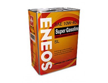 Моторное масло Eneos Super Gasoline Semi-Synthetic SAE 10W-40 (4л) .