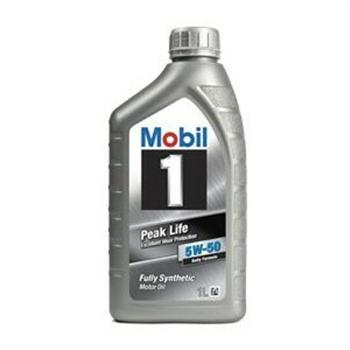 Моторное масло Mobil 1 Peak Life SAE 5W-50 (1л) .