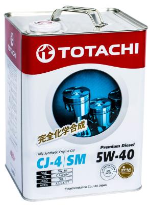 Totachi PREMIUM DIESEL  FULLY SYNTHETIC  CJ-4/SM     5W-40      6Л .