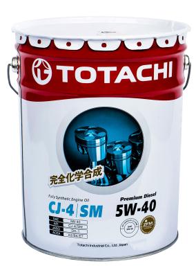 Totachi PREMIUM DIESEL  FULLY SYNTHETIC  CJ-4/SM     5W-40     20Л .