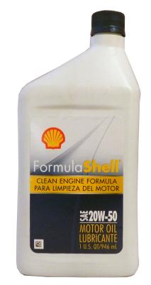 Shell SHELL FORMULASHELL SAE 20W-50 MOTOR OIL 20W-50 .