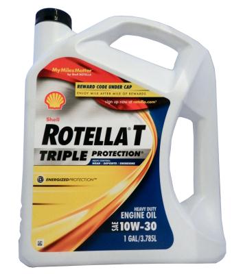 Shell SHELL ROTELLA T TRIPLE PROTECTION 10W-30 .