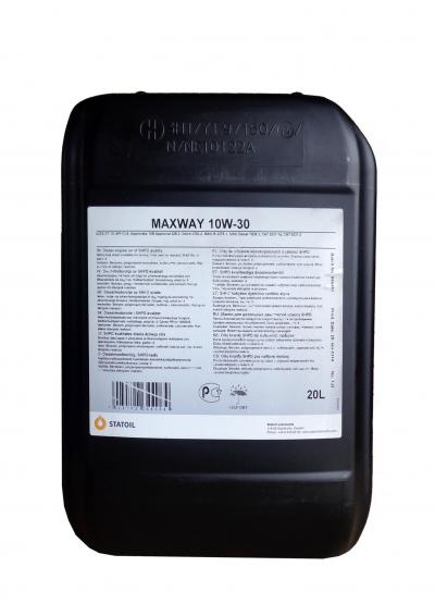 Моторное масло STATOIL MaxWay SAE 10W-30 (20л).