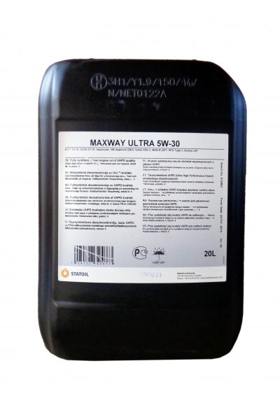 Моторное масло STATOIL MaxWay Ultra SAE 5W-30 (20л).