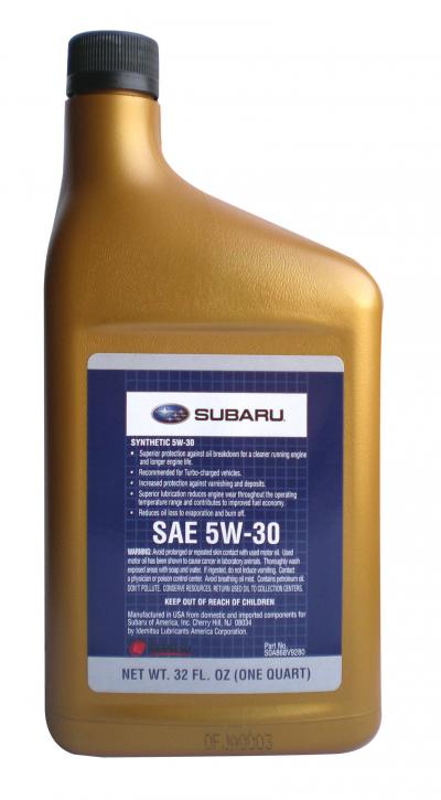 Subaru MOTOR OIL .