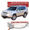 Иконка:Дефлектор капота Шелкография белая Nissan X-Trail 2007.