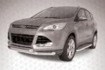 Иконка:Защита переднего бампера d76+d57 двойная Ford Kuga 2013.