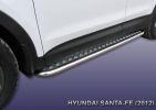 Иконка:Пороги d42 с листом Hyundai Santa Fe 2012.