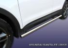 Иконка:Пороги d 57 труба Hyundai Santa Fe 2012.