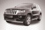 Иконка:Защита переднего бампера d57 радиусная Jeep Grand Cherokee.