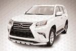 Иконка:Защита переднего бампера d76+d57 двойная с профильной ЗК Lexus GX460 2013.