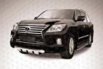 Иконка:Защита переднего бампера d76 с профильной ЗК Lexus LX570 2012.