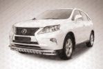 Иконка:Защита переднего бампера d57+57 двойная с защитой картера Lexus RX-350/RX-270 2012.