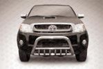 Иконка:Кенгурятник d57 низкий с защитой картера Toyota Hilux.