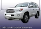 Иконка:Защита переднего бампера d76+d57 двойная Toyota Land cruiser 200.