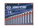 Иконка:King Tony Комплект комбинированных ключей  6-24мм 18предметов .