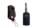 Иконка:Брелок (кожаный чехол)  двухкнопочный для ключа Mazda: 2, 3, 5, 6, CX-5, CX-7, MX-5, BT-50 .
